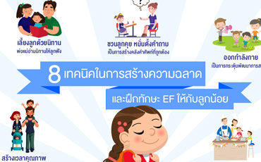 8 เทคนิคในการสร้างความฉลาดให้กับลูกน้อย