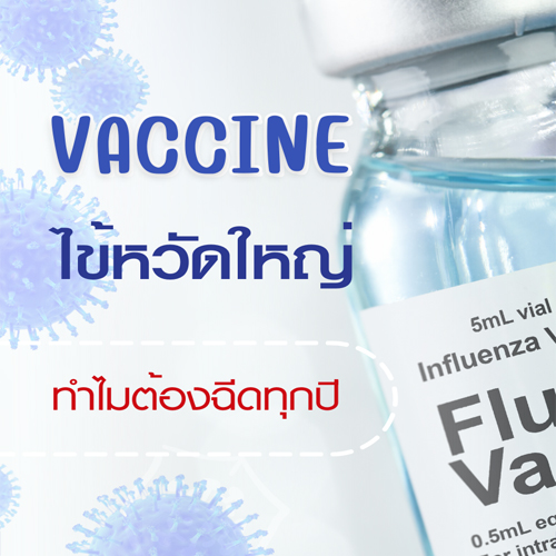 VACCINE ไข้หวัดใหญ่ 4 สายพันธุ์ ปี 2022